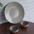 Handcrafted Glossy Grey Ceramic Dinner Plate with 2 Serving Bowl - The Earth Store - Dinnerware